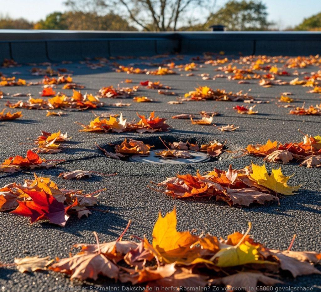Dakschade In Herfst Rosmalen